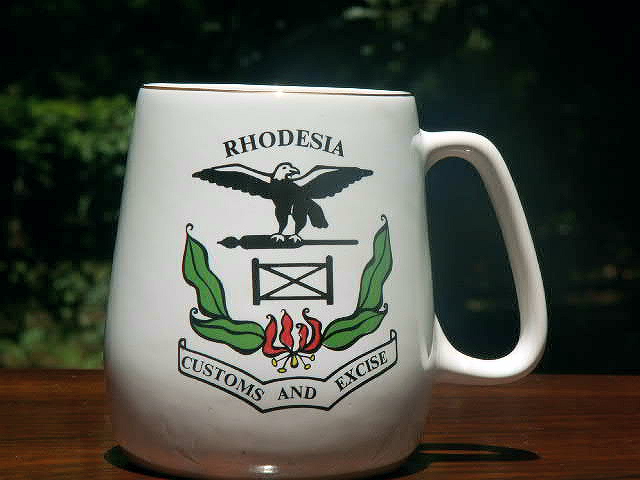 rhodesia customs mug