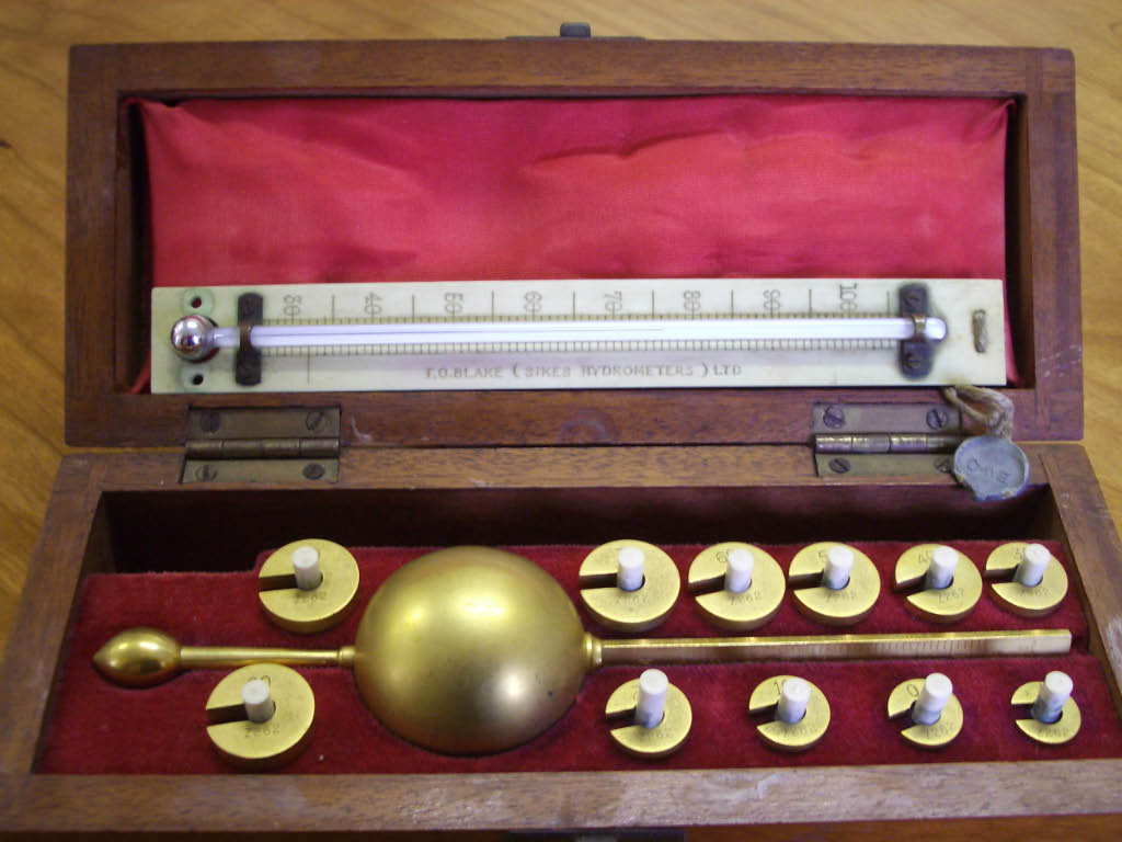 sikes hydrometer rhodesia customs